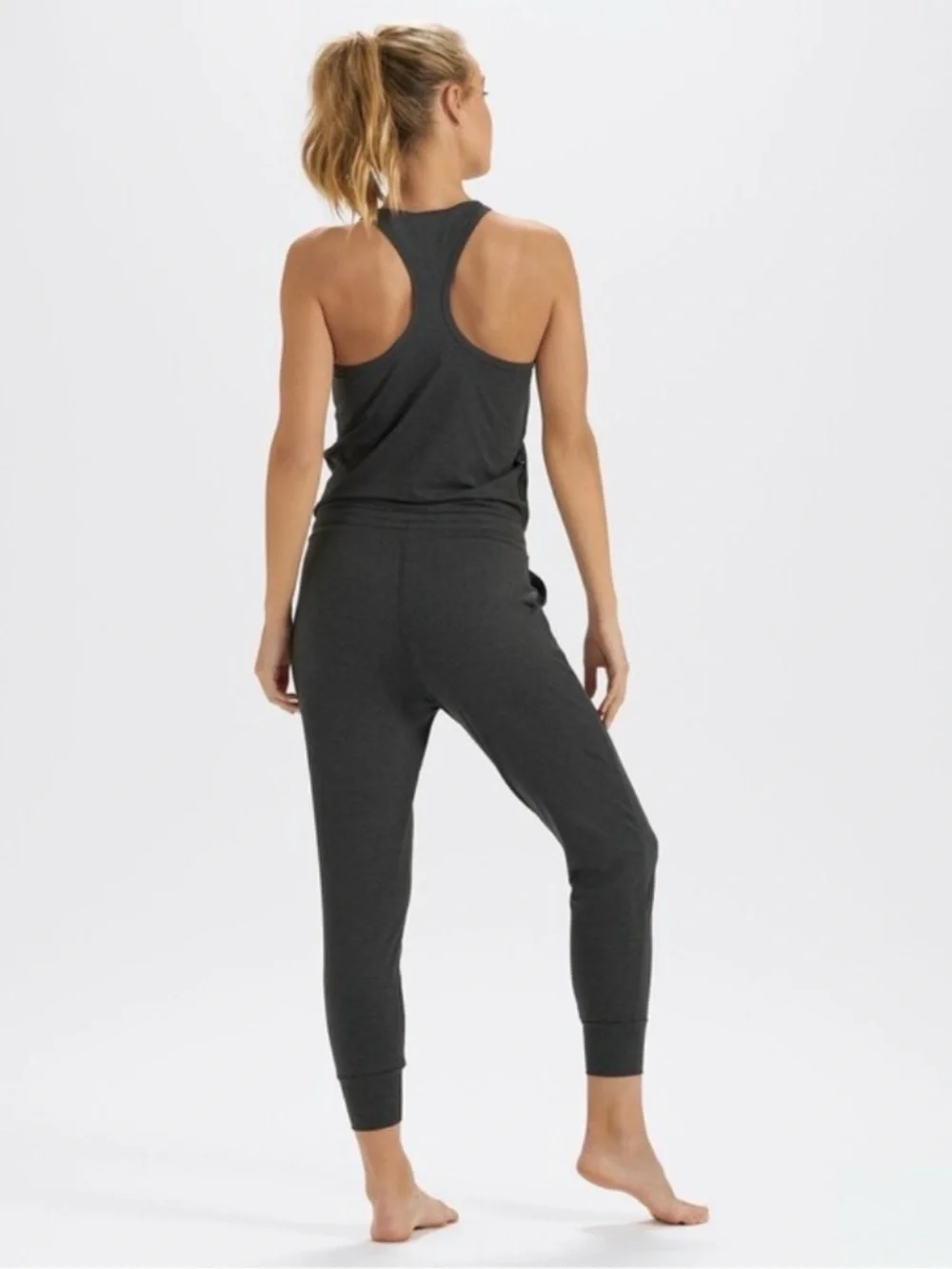 Vuori Women's Lux Jumpsuit in Charcoal Medium